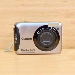 Canon PowerShot A490 10.1 MP Digital Camera, with 3.3x Optical Zoom